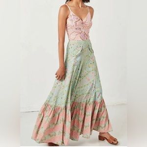 Spell & The Gypsy City Lights Maxi Skirt size XXS NEW with tags